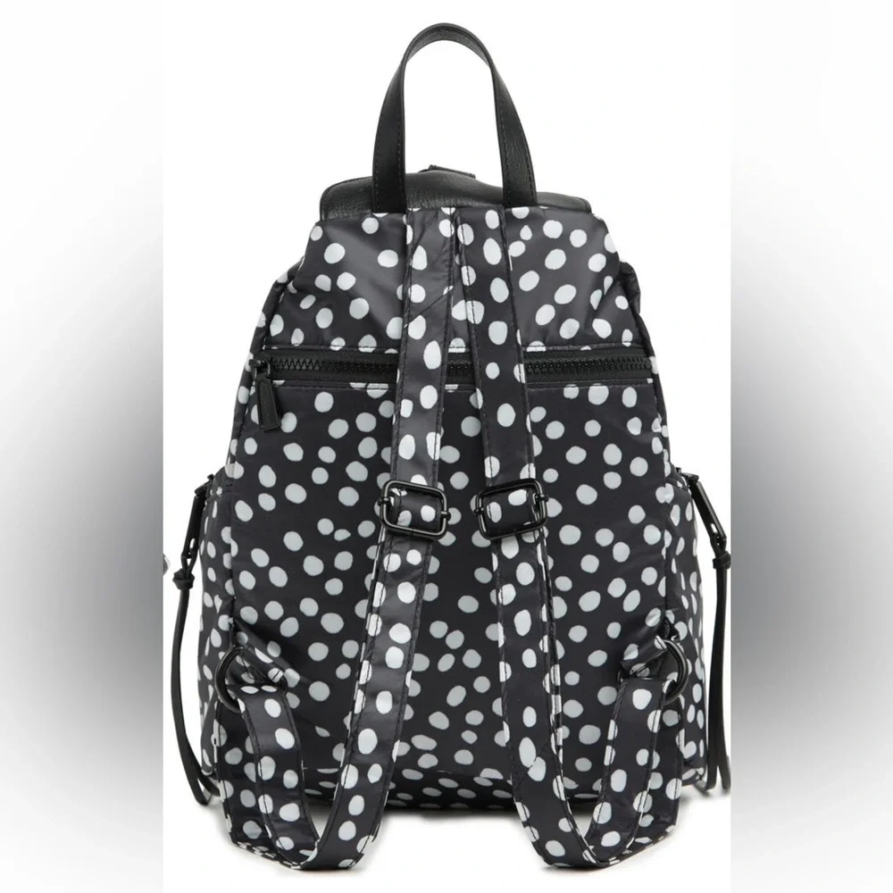 Rebecca Minkoff Julian Nylon Polka Dot Backpack - Picture 3 of 12